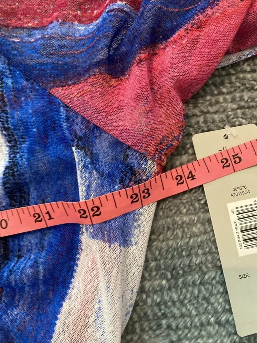 Ali Miles Brushstroke Semi Sheer Cardigan XL  0X Artsy Boho Lightweight - Picture 5 of 8